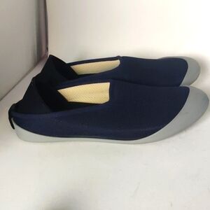 Men's Mahabis Summer sz 42 navy blue gray slippers GREAT COND detachable sole